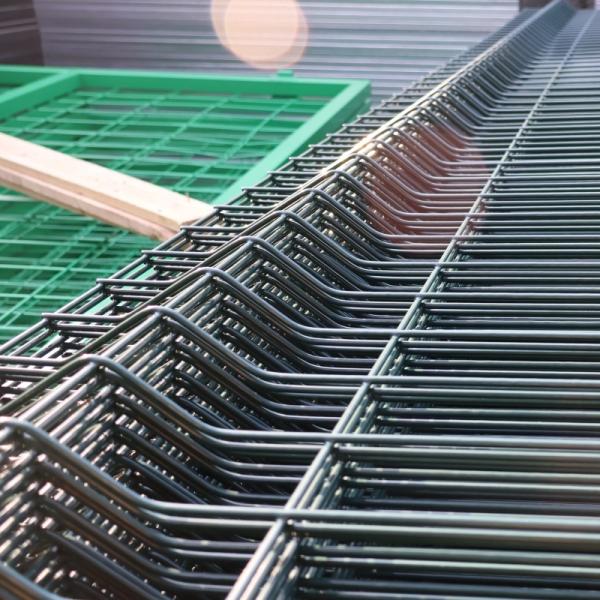 3D Curved PVC Coated Welded Wire Mesh Fencing Anti Climb Fence
