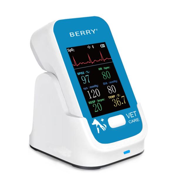 Bluetooth BLE 5.0 Système de surveillance du patient vétérinaire pour la santé des animaux de compagnie
