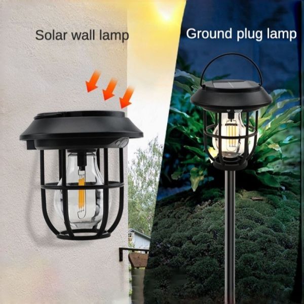 LED Solar Lawn Light With IP65 Waterproof Motion Sensor for Outdoor Garden