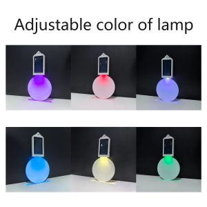 Solar-Powered Sublimation Acrylic Pendant Light Blanks Custom Acrylic Lamp Ornament Holiday Decorations