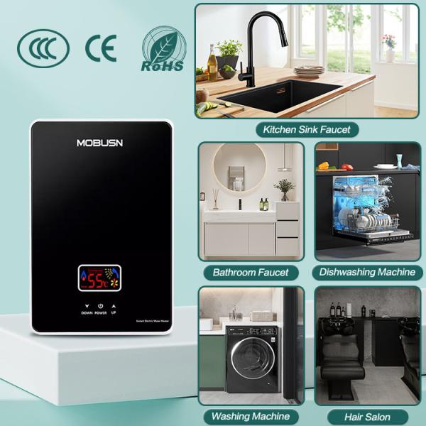 Portable 240V Instant Electric Water Heater For Home Bathroom