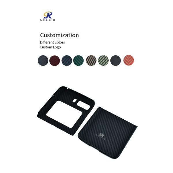 Precision Cutout Full Camera Protection Kevlar Aramid Fiber Phone Case For Moto Razr