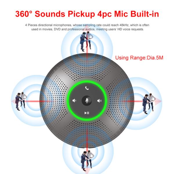 USB Speakerphone Microphone Audio Conference System Omnidirectional