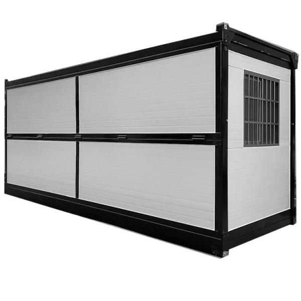 Warehouse Steel Folding Container House Fireproof With Q235 / Q345 Light Steel Frame