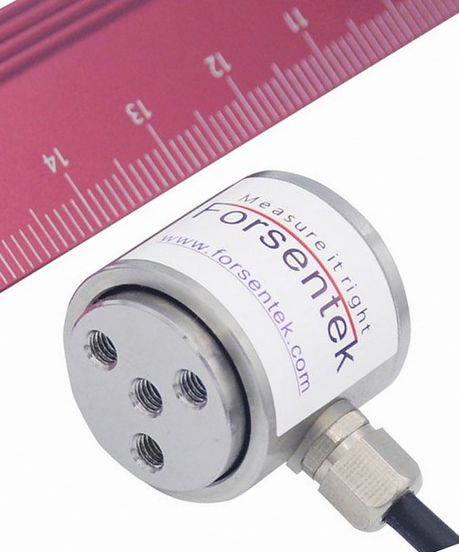 Miniature Cylindrical Load Cell Flange-to-flange Cylinder Type Force Transducer