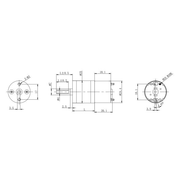 25mm Metal 320 Small Geared Motor Electric Motor Gear Reduction Box Metal Gearbox Motor