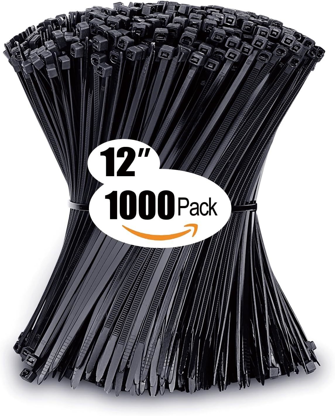 12 Inches and 30 Centimeters Long Cable Ties with 45lb Tensile Strength in 1000