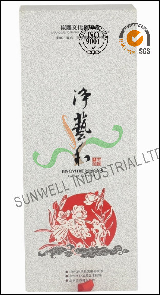 Handmade Cardboard Food Packaging Boxes , Glossy Finish Tea Packaging Box