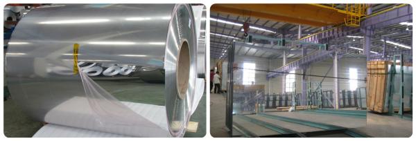 Alloy 1085 0.60mm Thickness mirror finish aluminum sheet Gold Color Used For Home Decoration Panel