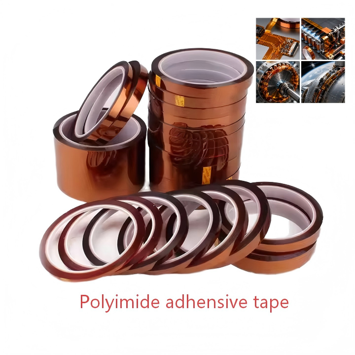 High Temperature Resistant Electrical Pi Film Silicone Adhesive Polyimide Tape for Length Thermal Sublimation