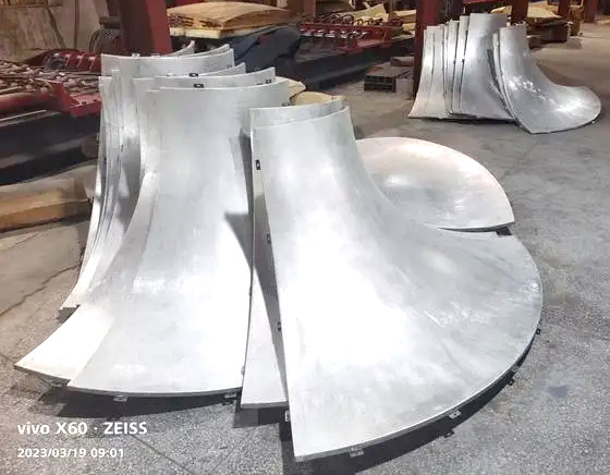 Double Curves Aluminum Panels With Stylish Aesthetic Design For Building Decoration