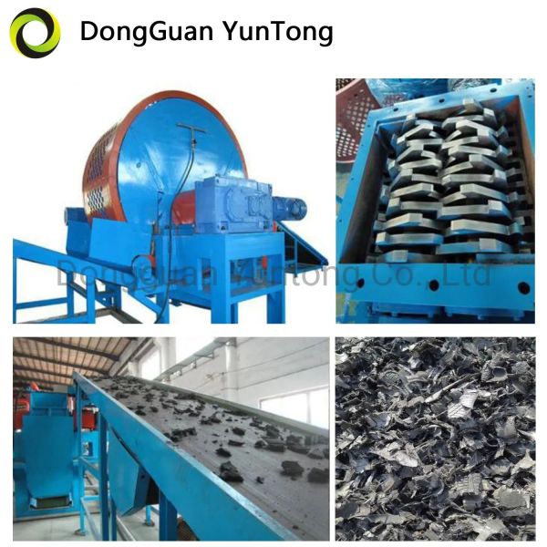 Rubber Tire Recycling Machine with Crusher Technology and High Capacity