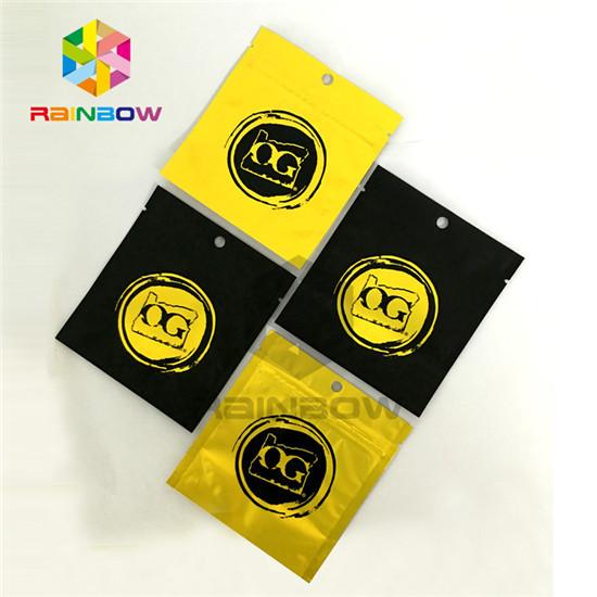 Heat Sealed Foil Pouch Packaging Customized Matte Plastic Bag Gravure Printing