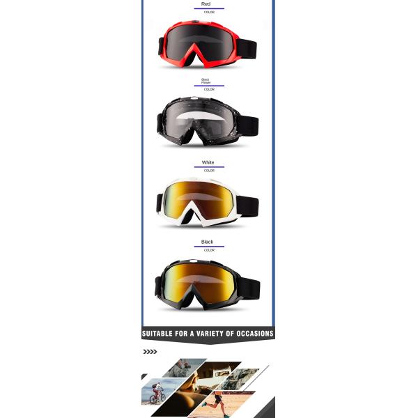 Lunettes de cyclisme avec verres traités, protection UV, sport, antibuée, aérées, pour le vélo, coupe-vent