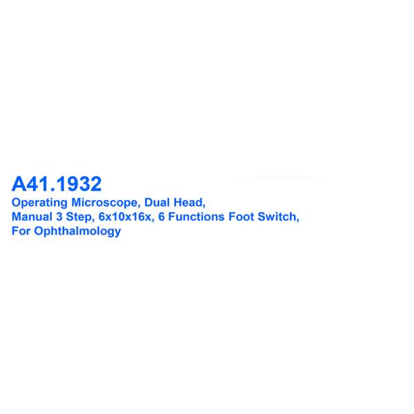Manual Surgical Operating Microscope 3 Step 6x10x16x 6 Functions For Ophthalmology A41.1932