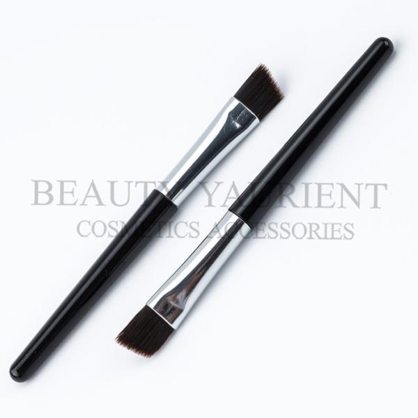 Nylon Hair  6cm Short Eyebrow Brush Angled Eye Brush Eco Friendly