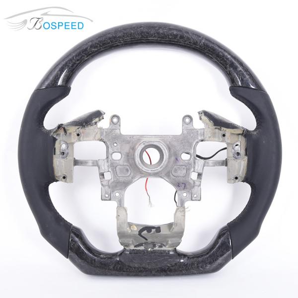 Forged Civic Honda Carbon Fiber Steering Wheel Smooth Leather