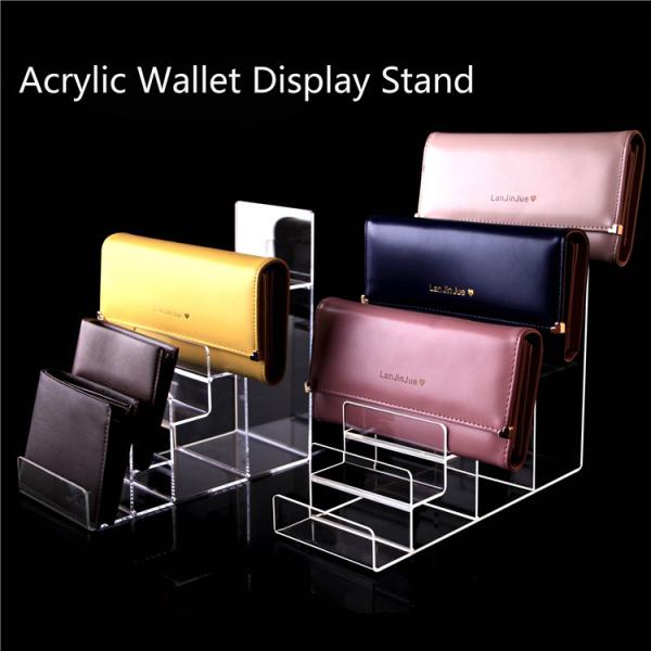 4-layer wallet display bracket acrylic wallet display rack jewelry glasses display stand