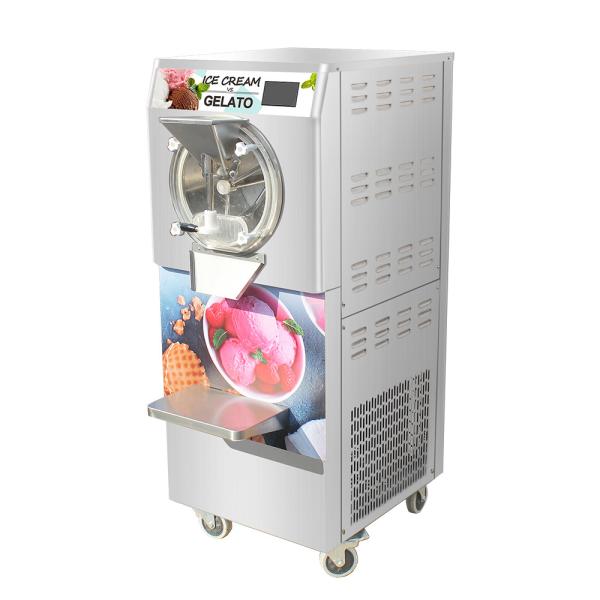 Brazilian Acai Freezer Hard Ice Cream Machine Vertical Batch Frozen Ice Cream Liquid Ice Cream Manufacturing Machine