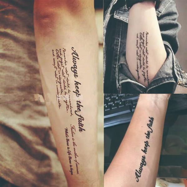 Gold Metallic Matte Lamination Body Tattoo Sticker