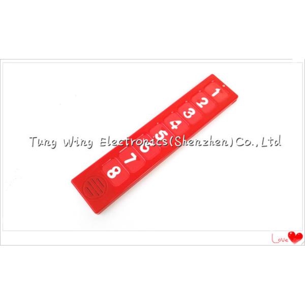 Воспитательный красный модуль 8 кнопок для книг младенца ядровых с голосом записываемым.