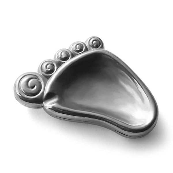 Fashion Creative Practical Silver Grey Plating Process Die Casting Zinc Alloy Vintage Pocket Ashtray 6.5*9cm