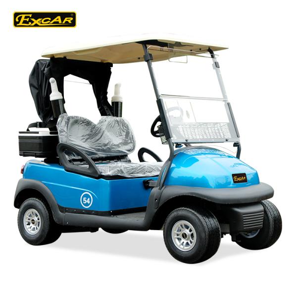 2 тележки гольфа технологии тарельчатого тормоза Сеатер электрических с Багес & крышкой автомобиля