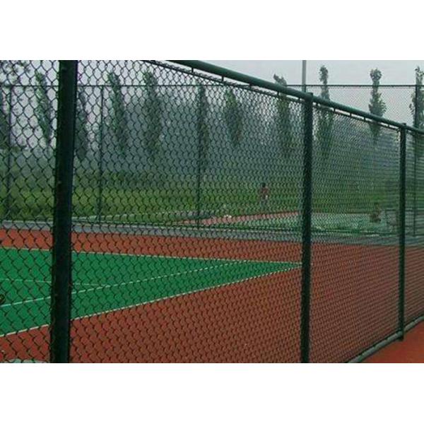 Galvanized Chain Link Diamond Wire Mesh Fence Panels For Playground