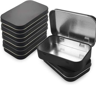A parte superior da caixa de Mini Mint Tins Silver Metal do produto comestível entalhou Tin Box Manufacturer