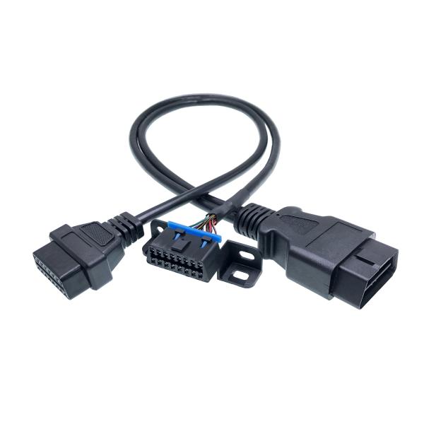 AOTAI Red OBD2 16 Pin To FCA 12-8 Connector Cable for Autel Chrisler Chrysler Big Temperature Range -30°C- 80°C