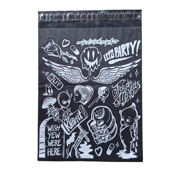 matte black 14x19in custom poly mailer bags custom printed poly mailer bags poly mailer envelopes