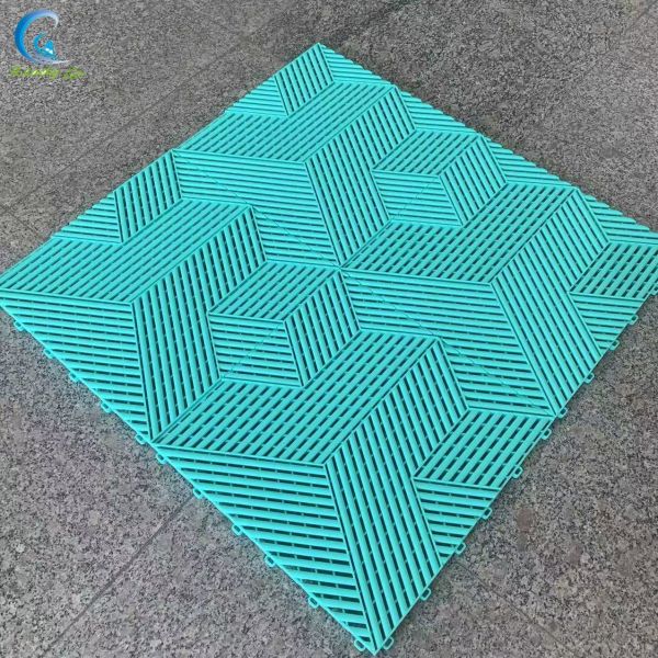 Garage Floor Tile Click Installation 18 mm Modular Interlocking Tiles Ideal