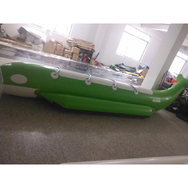 White Black Banana Boat Towable 0.40mm Or Customized Thickness