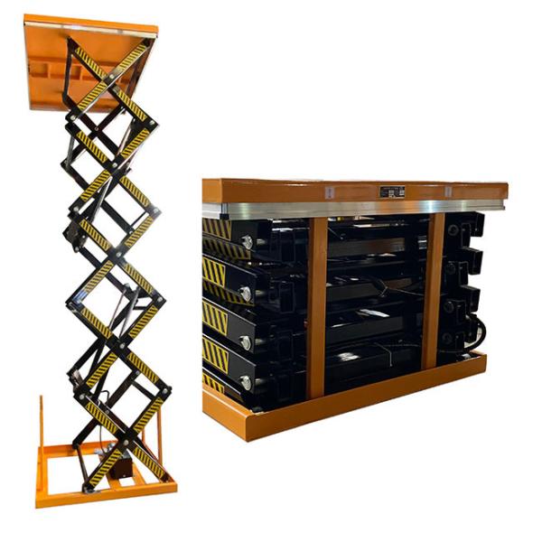 4.8M 0.5 Ton Stationary Hydraulic Scissor Lift 500kg