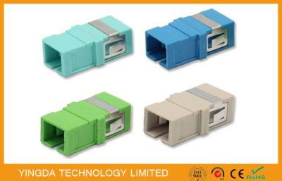 Adaptador Singlemode da fibra óptica da manutenção programada milímetro do SC SEM a flange nenhuma flange