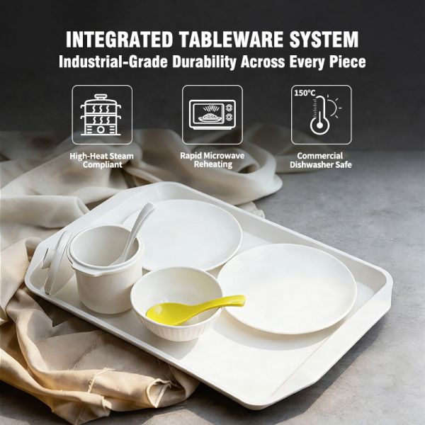 Premium Stone-Textured Commercial Serving Tray