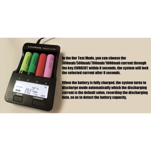 LiitoKala Engineer Lii-500 Lithium and NiMH Battery LCD Smartest Battery Charger for 18500, 18650, 26650, 14500, AA, AAA