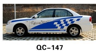 Water Proof Customized size Car Body Sticker QC-147G