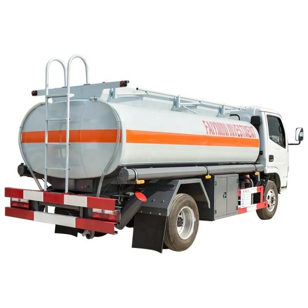6000L Fuel Oil Tanker Truck 4x2 Drive Wheel Diesel And Petrol Tanker Truck