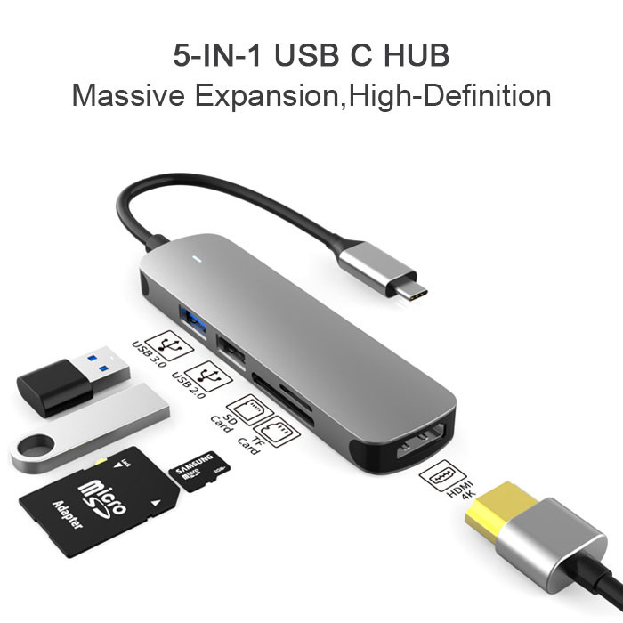 Портативная машинка эпицентра деятельности USB c к HDMI переходника 4K 100W USB c