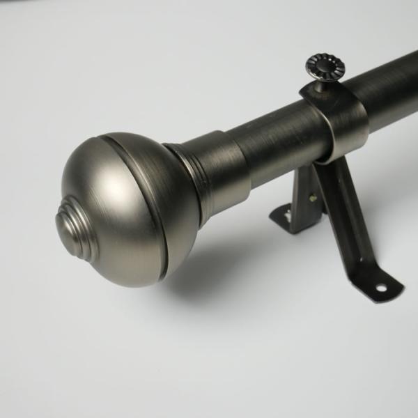 65 x 15 x 15 cm Iron Matte Black Pipe Curtain Rods