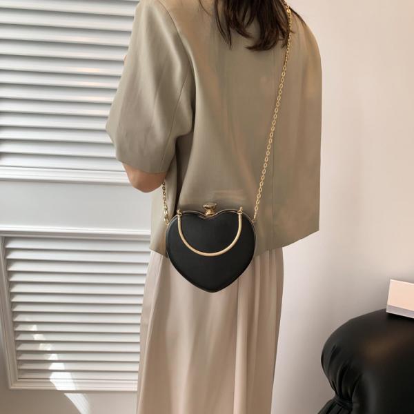 Литературный рисунок в форме сердца цепочка женские сумочки 2024 роскошь для модных женщин