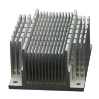 Profile de extrusión de aluminio disipador de calor cuadrado disipador de calor extrudido grande