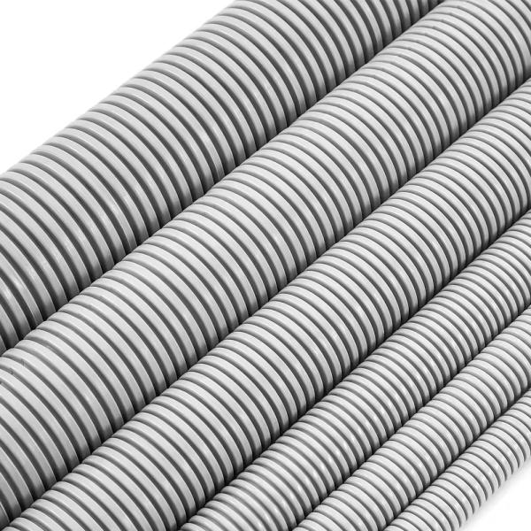 25mm Flexible PVC Corrugated Conduit in Grey for Standard Electrical Applications