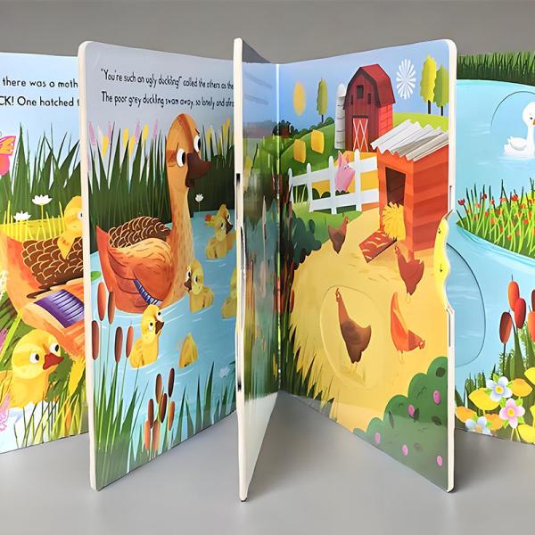 Custom Print on Demand Book Hard Cover Children Board Books Printing Service Hardcover Child Kids Story Cardboard Books Print