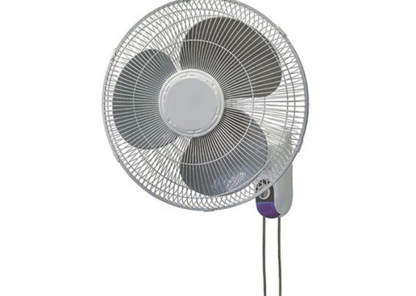 Portable Electric Wall Fan 65W 3 Speed Copper Wire Grow Systems RoHS Certificate