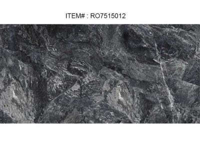 750 x 1500 x 10 MM Stone Ceramic TilesHoned Finish Black Color Porcelain Tile