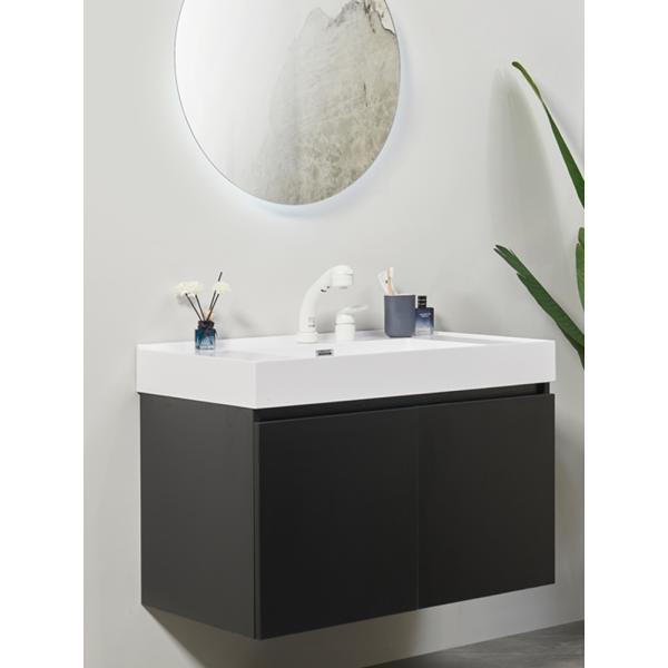 Customized Width E1 Environment Standard Modern Design Wall Hung Bathroom Floating Vanity