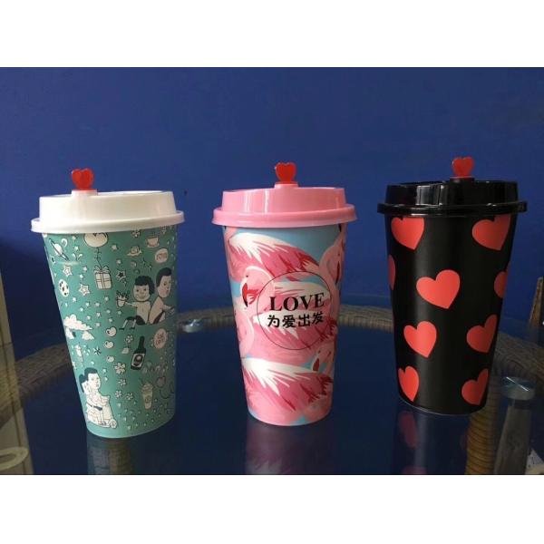 Body Stiffness Injection Molding Promotional Plastic Cup For Drinking Water Boba