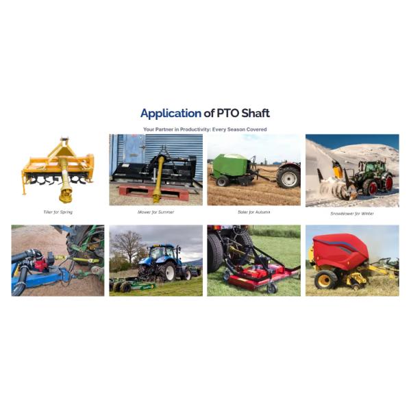 PTO Shaft Wholesale China Factory Tractor Spare Parts Cardan Shaft Tractor PTO Shaft Agricultural